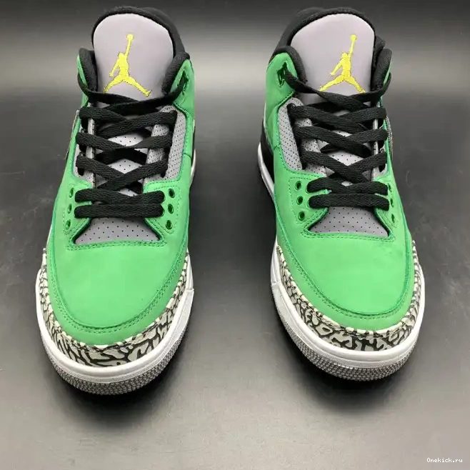 One Kick 3 Oregon shoes Retro Jordan Ducks AJ3 PE Tinker Air 867493 0703